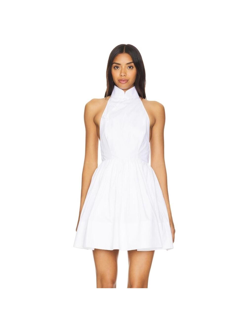SAU LEE Hilly Dress in White